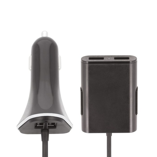 Forever Auto- Ladegerät (4 USB port), schwarz