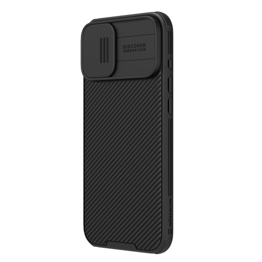 Apple iPhone 16 Nillkin CamShield Pro MagSafe Backcover (Schwarz)