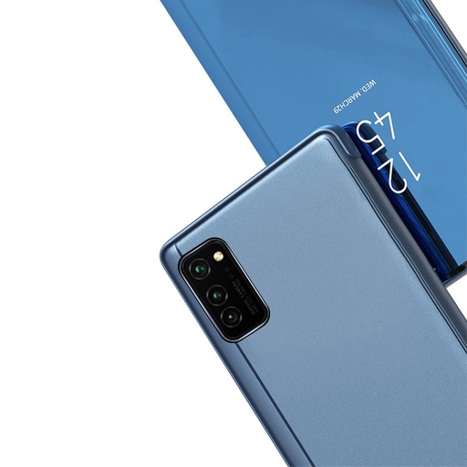 Samsung Galaxy A16 4G / Galaxy A16 5G Transparent view Klapphülle (Blau)