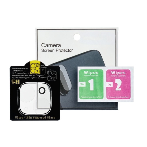 Apple iPhone 15 Pro 5D voll klebend Kameraschutz (Transparent)