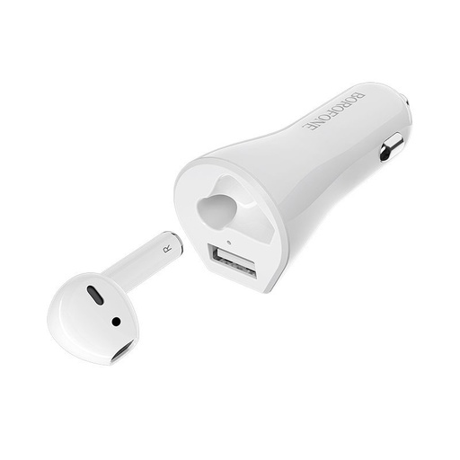Borofone BC23 kabellos headset Auto- Ladegerät, weiß