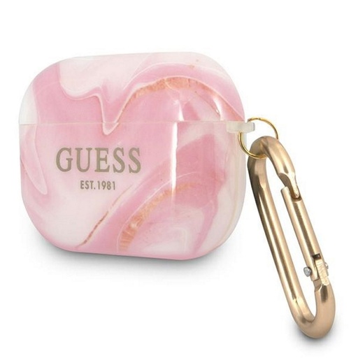 AirPods Pro Guess Marble Hülle (Rosa) - GUAPUNMP