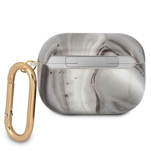 AirPods Pro Guess Marble Hülle (Schwarz) - GUAPUNMK