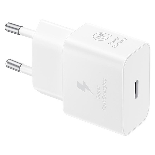Samsung USB-C Netz- Schnellladegerät 25W + USB-C Kabel (Weiß)