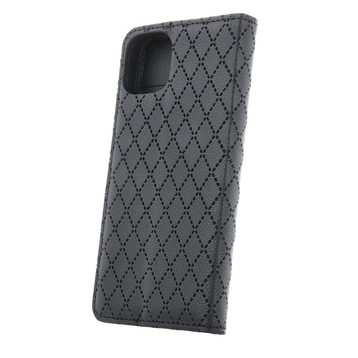 Apple iPhone 16e Smart Caro Klapphülle (Schwarz)