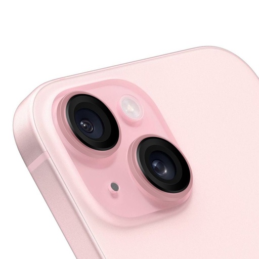 Apple iPhone 15 & iPhone 15 Plus HÜLLE:ME Kameraschutz (Rosa)