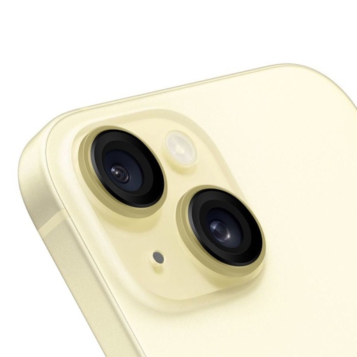 Apple iPhone 15 & iPhone 15 Plus HÜLLE:ME Kameraschutz (Gelb)