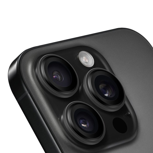 Apple iPhone 16 Pro & iPhone 16 Pro Max HÜLLE:ME Kameraschutz (Schwarz)