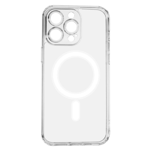 Apple iPhone 15 Pro Max Anti shock MagSafe 1,5mm mit Kameraschutz Backcover (Transparent)