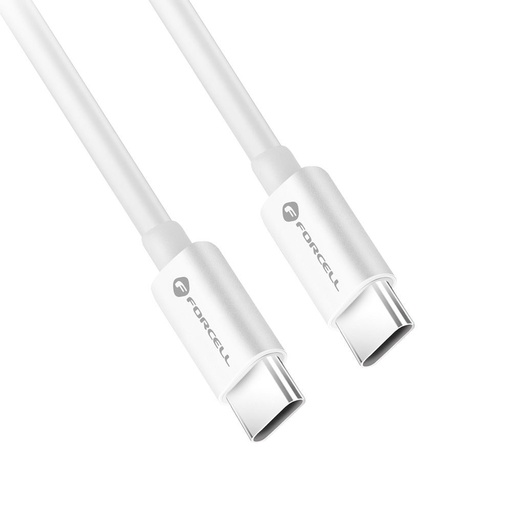 Forcell F-ENERGY C339 USB-C / USB-C Kabel PD QC4.0 5A 100W (Weiß) - 3m