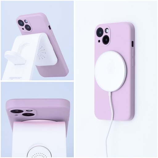 Apple iPhone 17 Pro Silicone mag cover magsafe Backcover (Rosa)