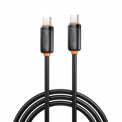 XO NB-Q302B Type-C - Type-C Kabel 60W (Schwarz) - 1m
