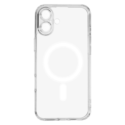 Apple iPhone 16 Anti shock MagSafe 1,5mm mit Kameraschutz Backcover (Transparent)