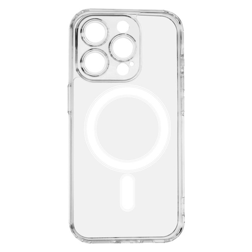 Apple iPhone 15 Pro Anti shock MagSafe 1,5mm mit Kameraschutz Backcover (Transparent)