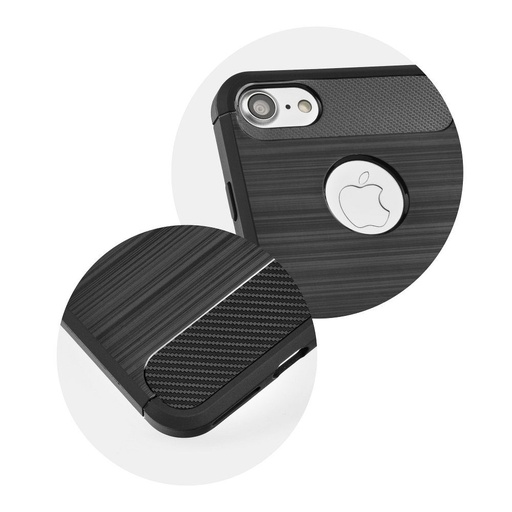Samsung Galaxy S8 forcell carbon Backcover (Schwarz)