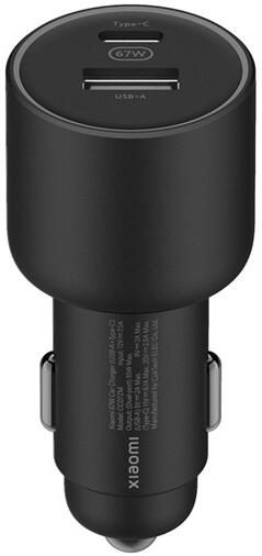 Xiaomi BHR6814GL Auto- Ladegerät 67W USB-A + USB-C (Schwarz)