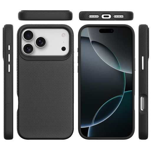 Apple iPhone 17 Pro Toko Triangle MagSafe Backcover (Schwarz)