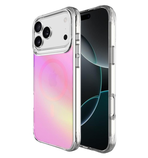 Apple iPhone 17 Pro Max TOKO Pure rainbow magsafe Backcover (Rosa)