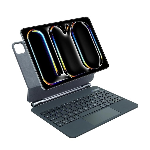 XO KB-09 smart Tastatur digital mit Display iPad 10.9/11" (Schwarz) - 64 mit Knopf