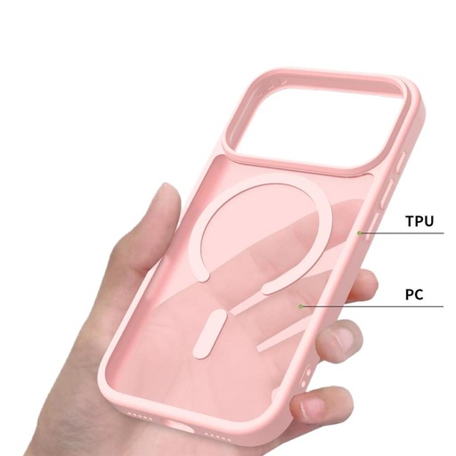 Apple iPhone 17 Pro Roar Haptic Button Matte MagSafe Backcover (Rosa)