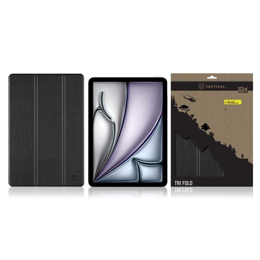 Tactical Book Tri Fold Hülle iPad Air 11 2024/2025 / iPad Air 5 2022 / iPad Air 4 2020 (Schwarz)