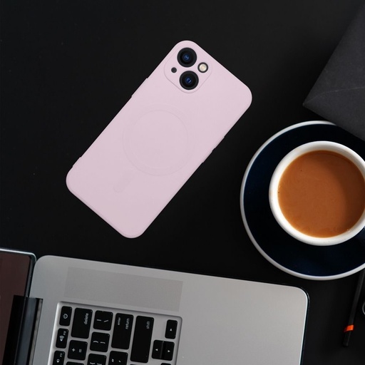 Samsung Galaxy S26 Silicone mag cover magsafe Backcover (Rosa)