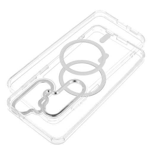 Samsung Galaxy S26 Ultra Frame Hybrid MagSafe Backcover (Transparent)