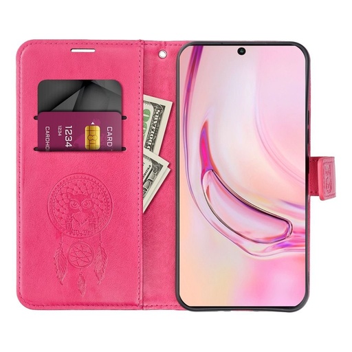 Samsung Galaxy A37 5G Forcell MEZZO aufklappbar Hülle (Magenta)