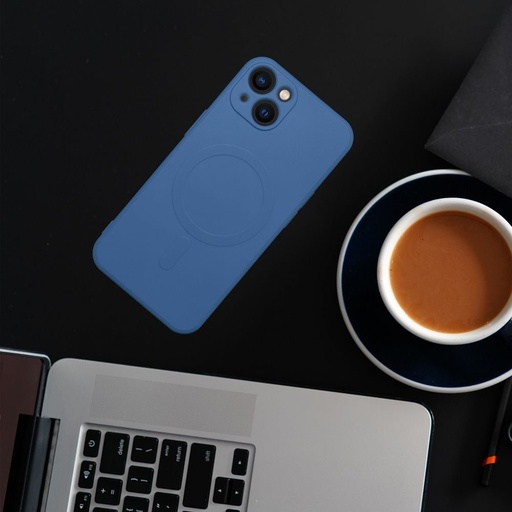 Samsung Galaxy S26 Silicone mag cover magsafe Backcover (Blau)