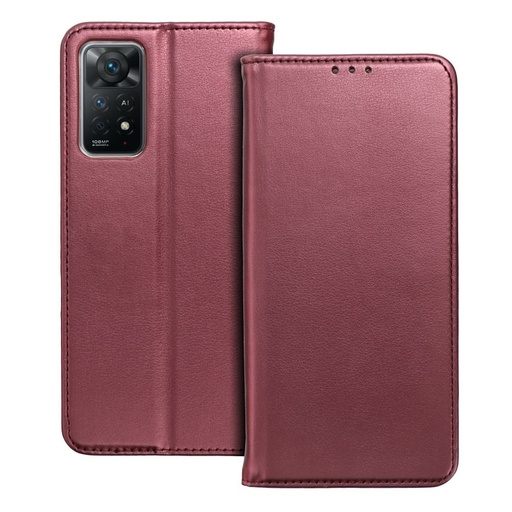 Xiaomi Redmi Note 15 Pro 4G Smart book aufklappbar Hülle (Bordeaux)
