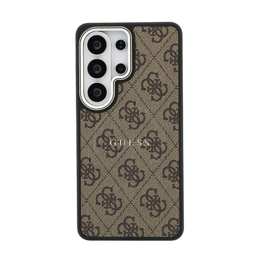 Guess PU Leather 4G Gold Frame Magnetic Samsung Galaxy S26 Ultra (Braun)