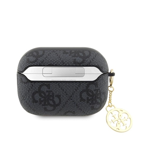 Guess 4G Script PC/PU Charm Hülle AirPods Pro 2 (Schwarz)
