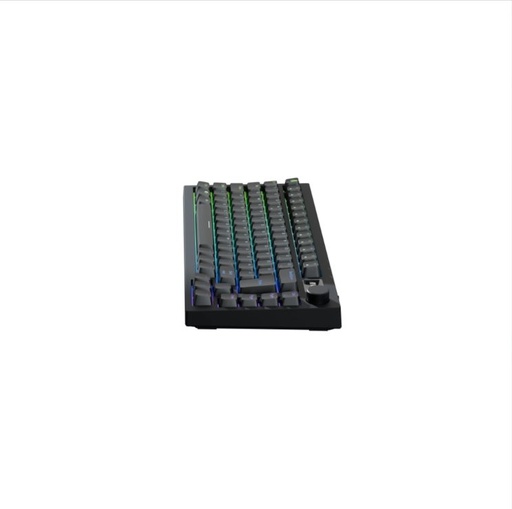 AVAX GM02 PRO 75% Gasket RGB Tri-mode mechanisch Tastatur (Schwarz) - Gateron rot Schalter, ungarisch Belegung