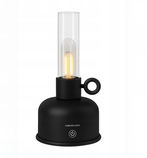 Forever Light Vintage Petroleum LED Lampe FLR-02 (Schwarz)