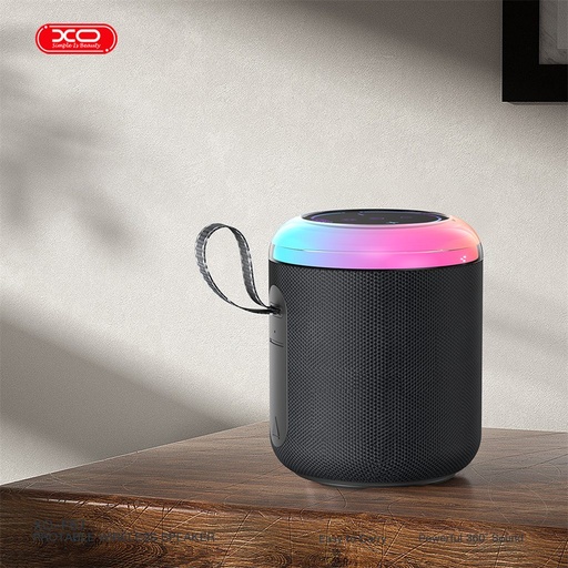 XO F67 LED Dazzle tragbar Bluetooth Lautsprecher (Schwarz)
