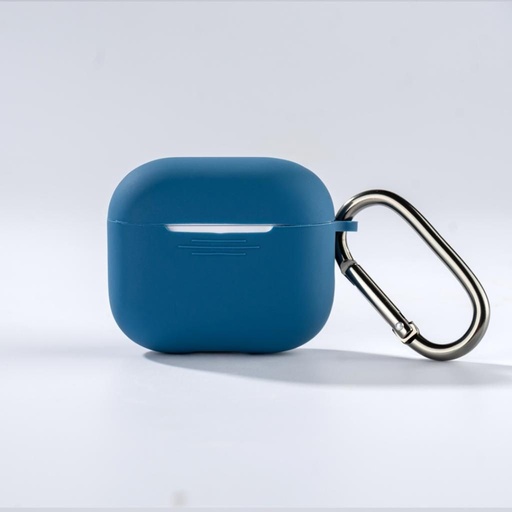 XO K16 Silikon Schutzhülle mit Haken AirPods 4-hez (Blau)