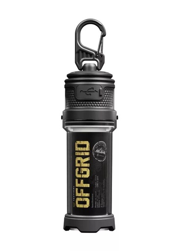 Tactical OffGrid tragbar LED Lampe powerbank mit Funktion