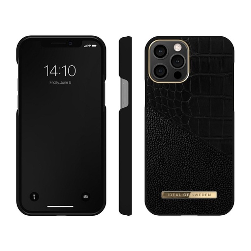 Apple iPhone 12 Pro Max iDeal Nightfall croco Premium Backcover, nightfall croco