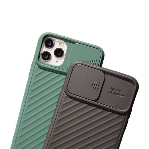 Apple iPhone 7 / iPhone 8 / iPhone SE 2020 / iPhone SE 2022 kamera mit Schutz Silikon Backcover (Schwarz)