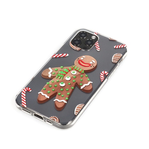 Apple iPhone 7 / iPhone 8 / iPhone SE 2020 / iPhone SE 2022 Winter Silikon Backcover (Gingerbread Men (Transparent))