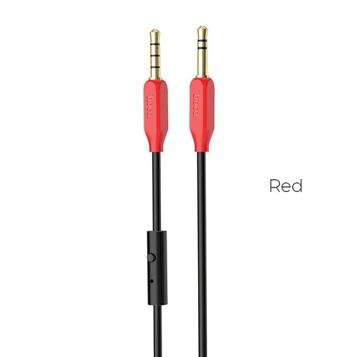 Hoco UPA12 AUX Kabel mit Mikrofon, schwarz