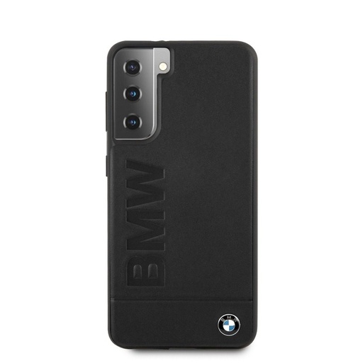 Samsung Galaxy S21 BMW faceplate Premium Backcover, schwarz - BMHCS21SSLLBK