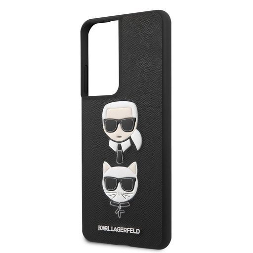 Samsung Galaxy S21 Ultra Karl Lagerfeld Original Hülle (Schwarz) – KLHCS21LSAKICKCBK