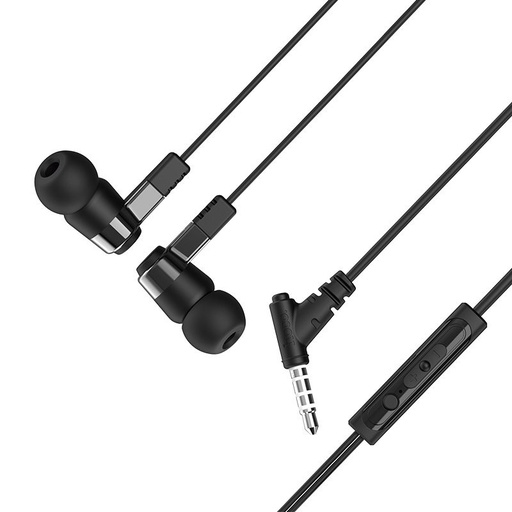 Hoco M52 headset (jack 3,5mm) mit Mikrofon, schwarz
