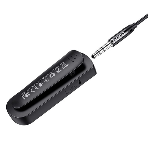Hoco E52 audio adapter, schwarz
