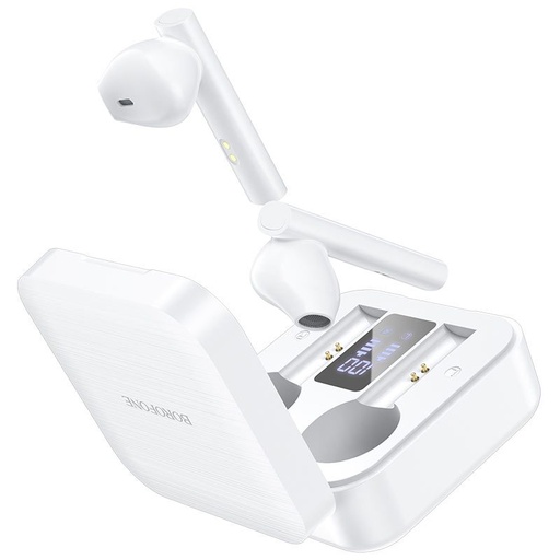 Borofone BE40 kabellos headset, BT v5.0, LED Statusanzeige, weiß