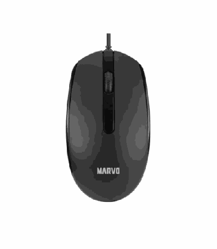 Marvo MS003 BK kabelgebunden Maus (Schwarz)