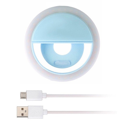 selfie LED Licht, blau