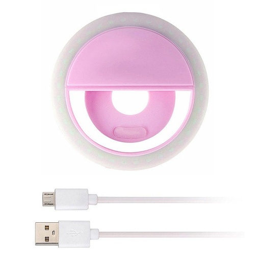 selfie LED Licht, rosa