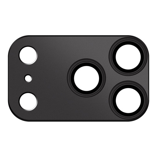 Apple iPhone 18 Pro HÜLLE:ME Camera Lens Glass kamera sziget Schutzglas (Schwarz)